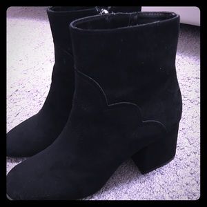 Zara Black Booties-NWT